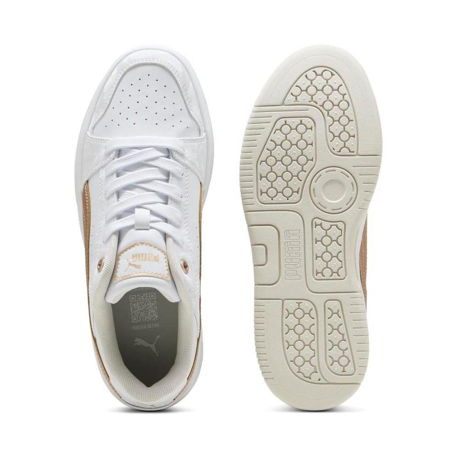 Zapatilla Urbana Mujer Puma Rebound Femme Low Dayinight Blanco image number 4.0