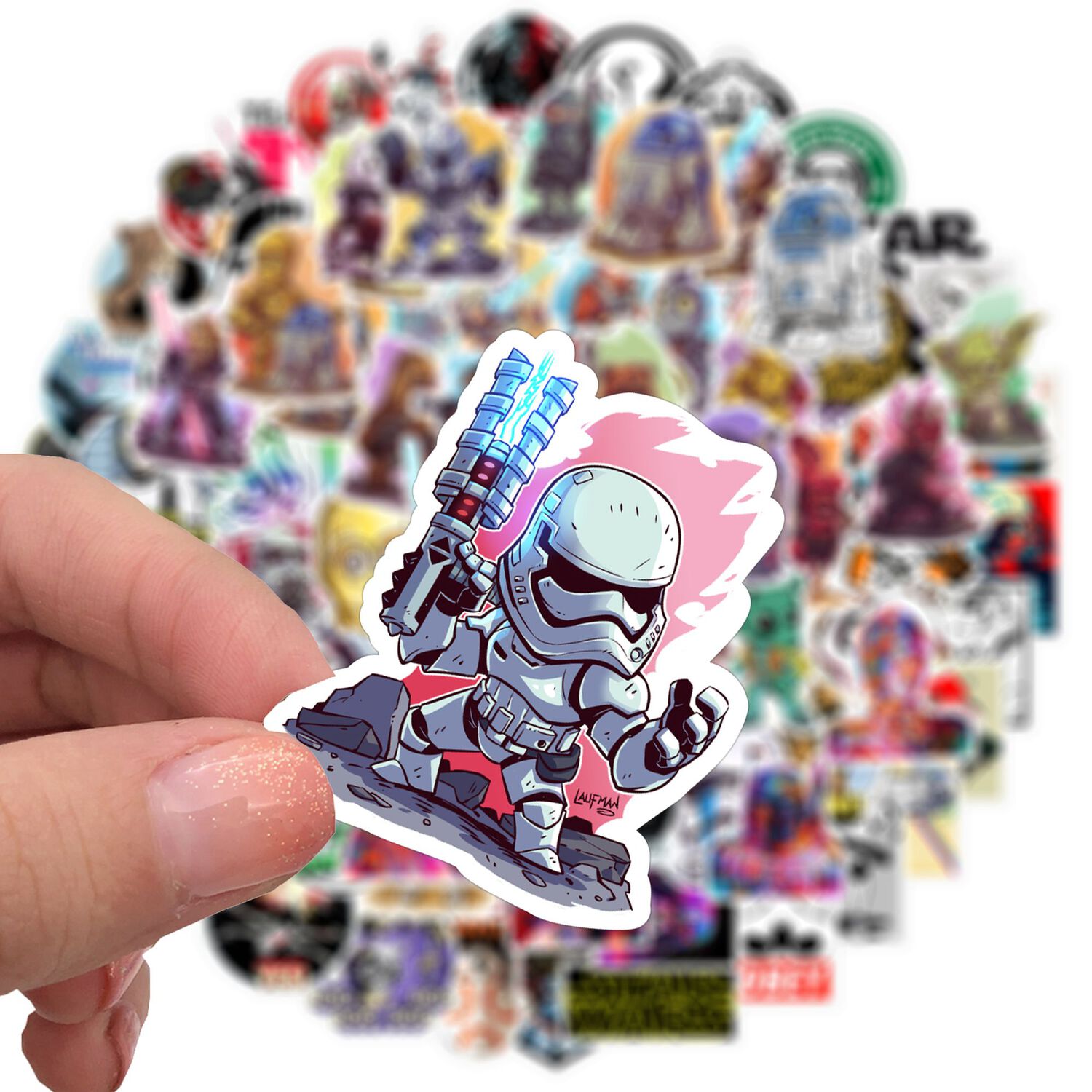 Pack Sticker Star Wars Stormtooper Darth Vader image number 1.0