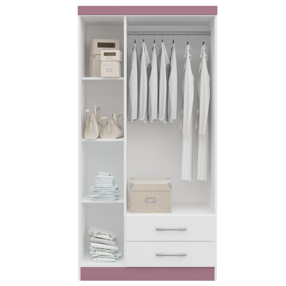 Closet Yardas Leticia Blanco 1x4 3 Puertas 2 Cajones image number 3.0