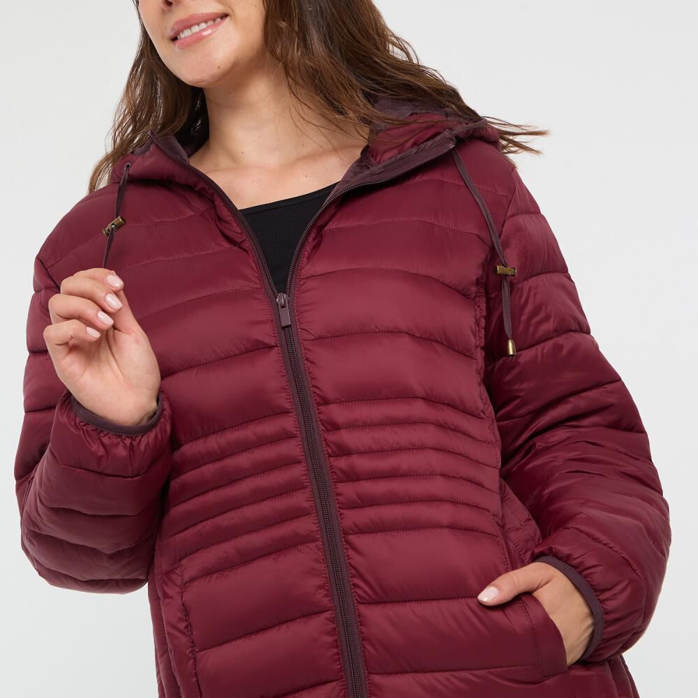 Parka Lisa Regular Cuello Alto Con Capucha Mujer Sexy Large image number 4.0