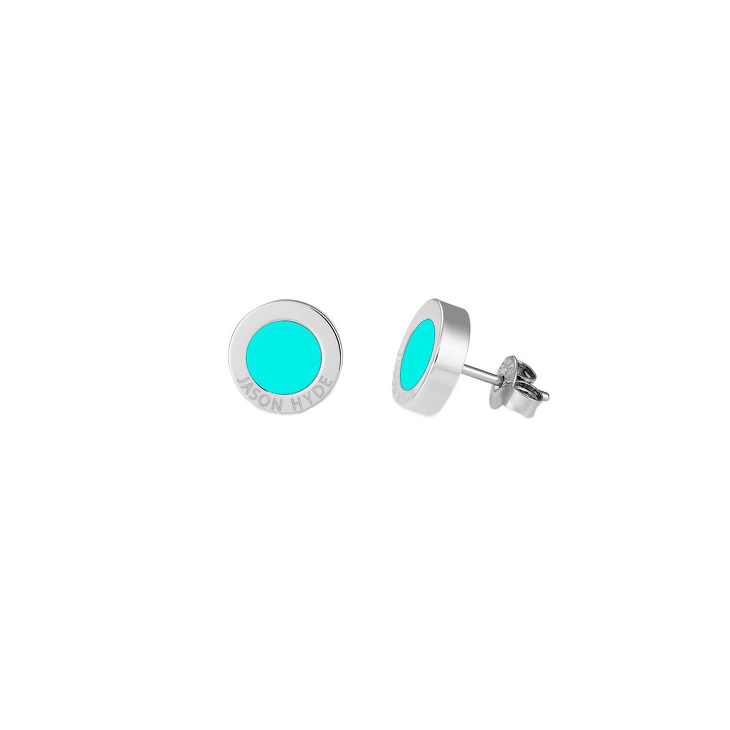 Aros Mujer Jason Hyde Turquesa Jhje0006w image number 0.0