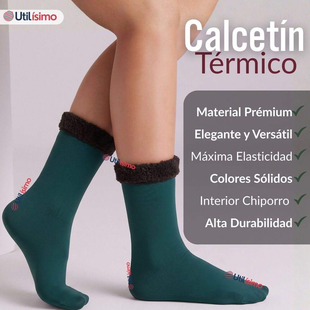 Pack 3 Pares Calcetines Chiporro Mujer Surtidos Ultra T&eacute;rmico Invierno Unicolor Polar image number 2.0