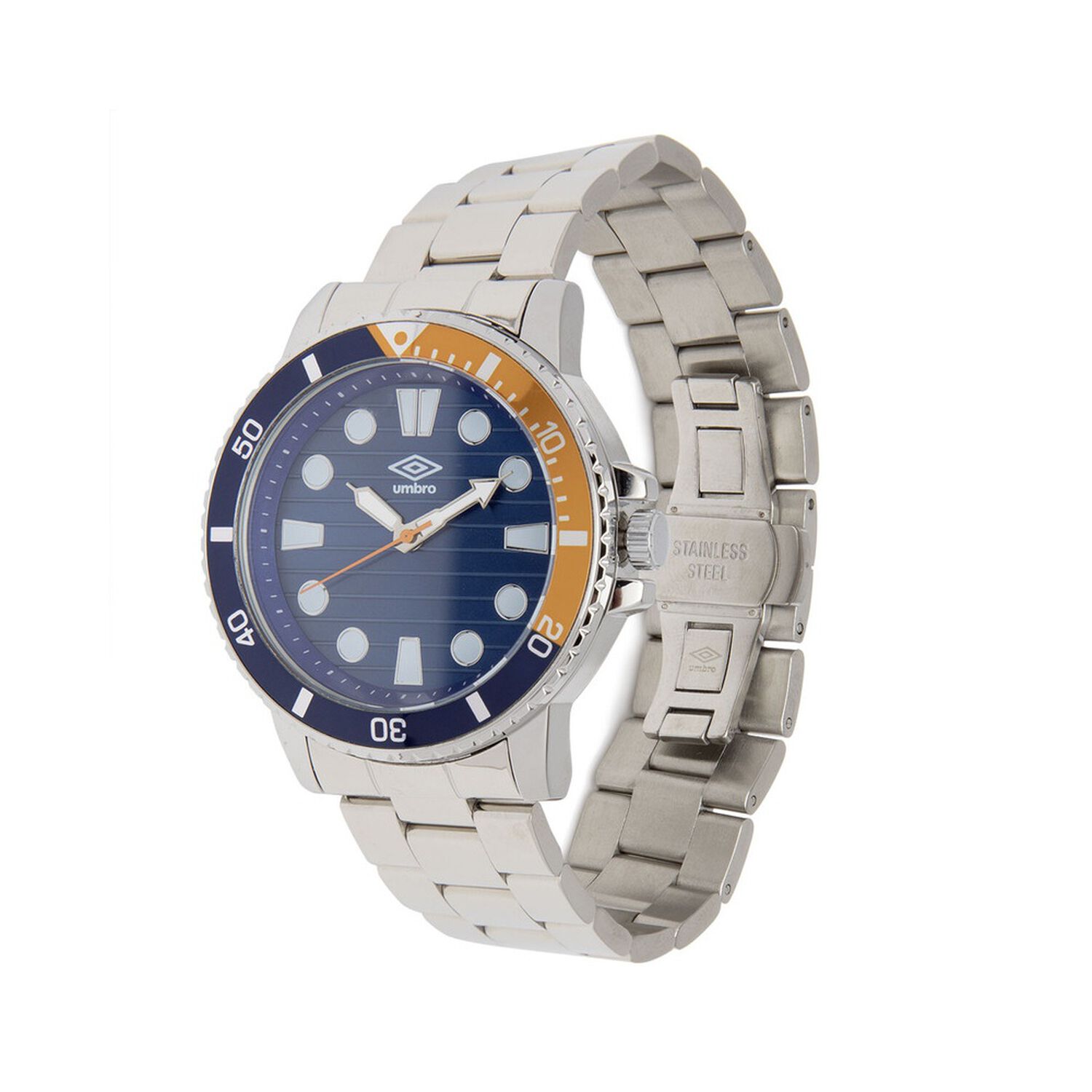 Reloj Umbro Plus Umbp-4100-5 Plateado Hombre image number 3.0