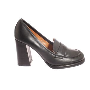 Mocasín Tacón Negro Vía Franca Art. 5w116black