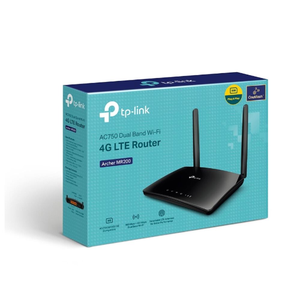 Router Wifi Doble Banda 4g Lte Archer Mr200 Ac750 image number 3.0