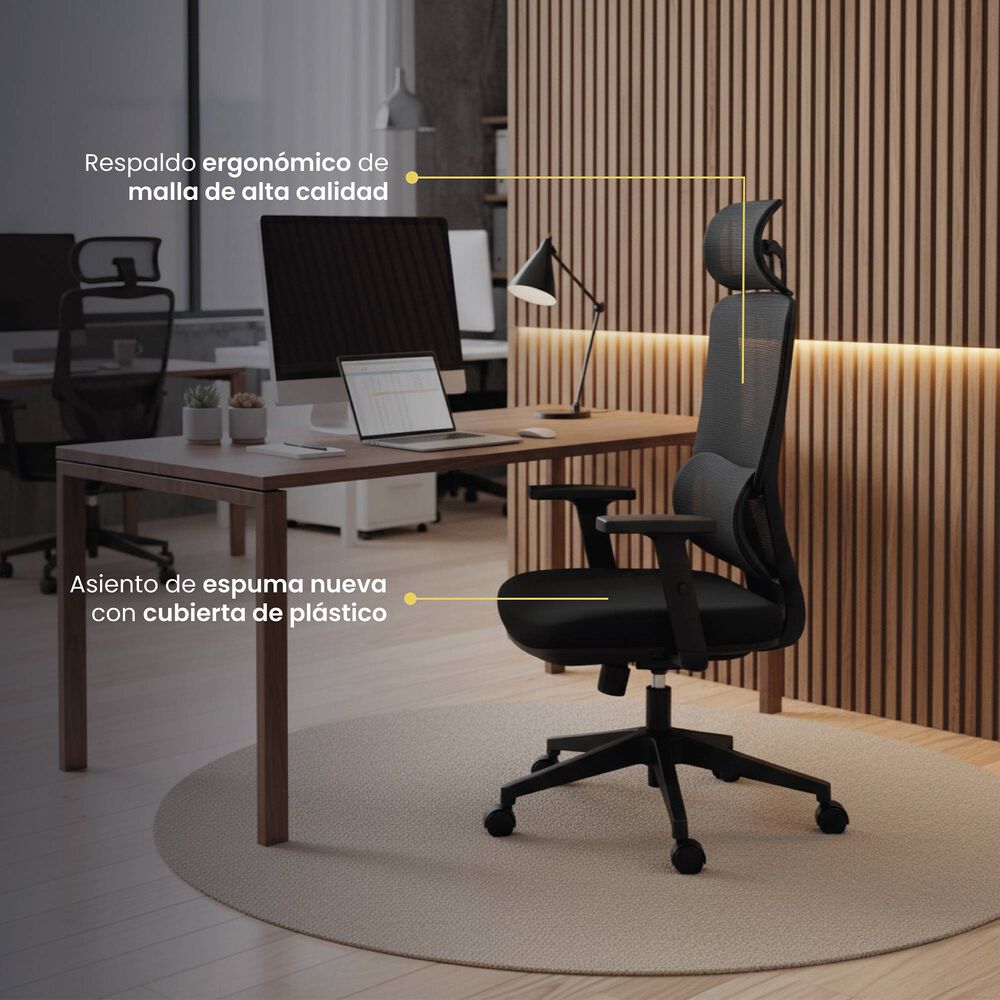 Silla Escritorio Oficina Ergon&oacute;mica Reclinable Ergotech Levo image number 8.0