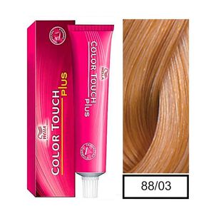 Tinte Para Cabello Wella Color Touch 88/03 Rubio Claro Intenso Natural Dorado 62ml