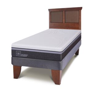Cama Europea Cic Ortopedic Advance / 1.5 Plazas / Base Normal + Respaldo