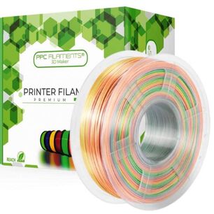 Filamento Pla Seda Arcoiris / Rainbow 1kg Ppc