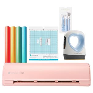 Nuevo Kit Inicio Silhouette Cameo 5 Alpha Pink + Plancha Mini