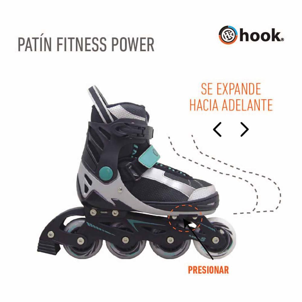 Patines Hook Power Green Xs (27-30) image number 8.0
