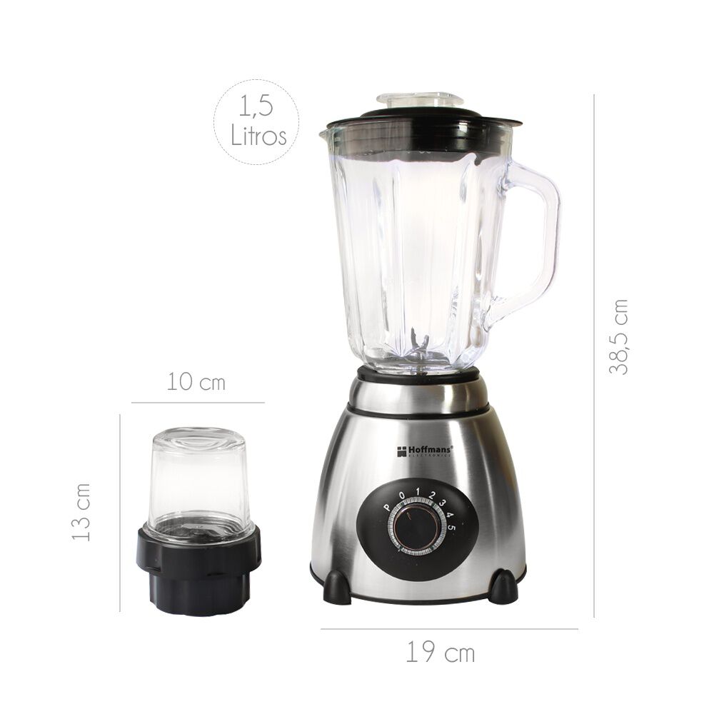 Licuadora Y Titrurador 800w - Vaso Vidrio image number 3.0
