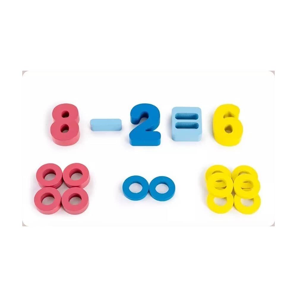 Juguete Did&aacute;ctico Madera Montessori Conteo Preesco image number 4.0