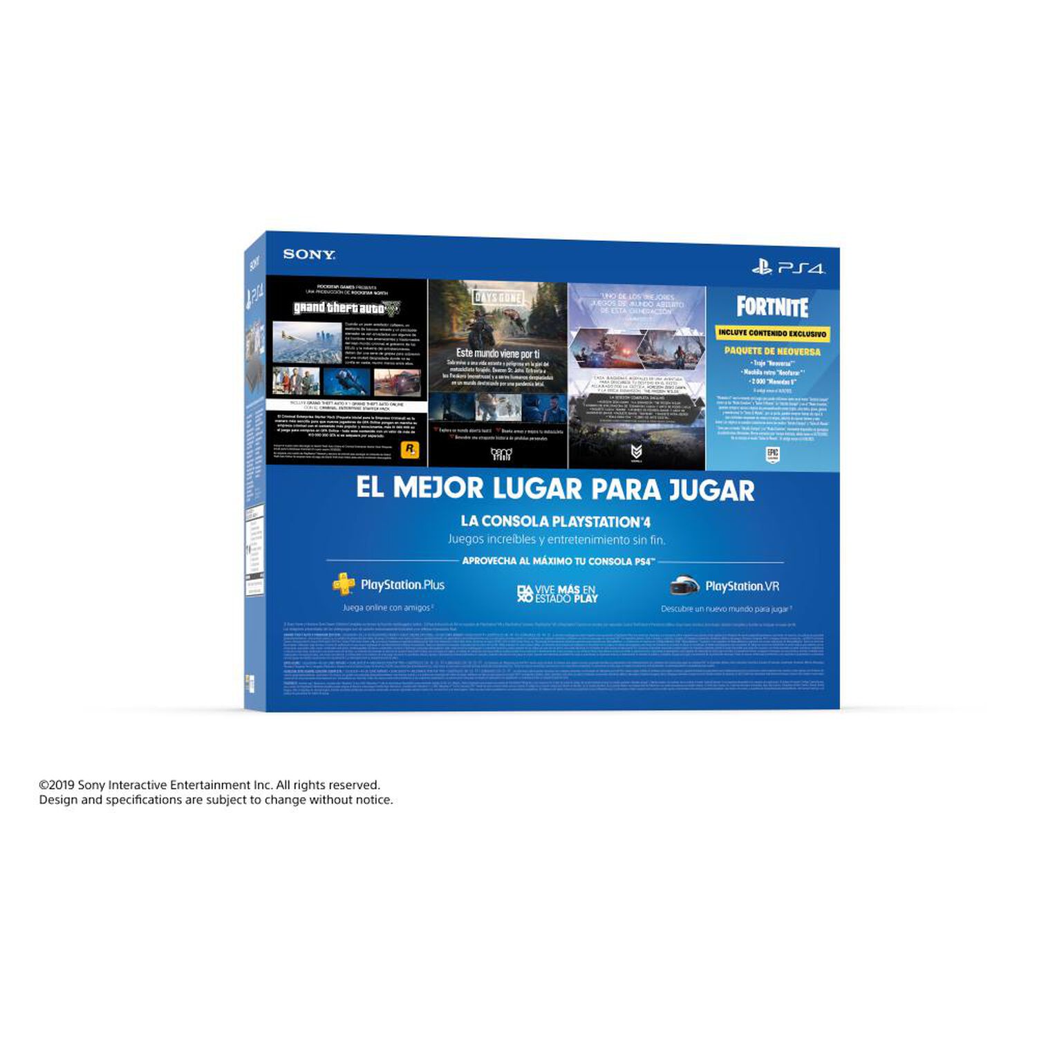 Consola PS4 Mega Pack 1 TB + 3 Juegos + Control DualShock image number 1.0