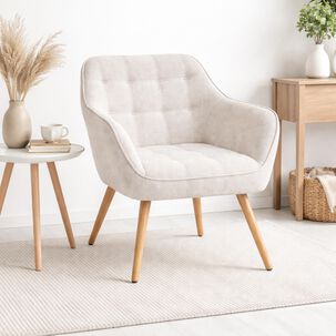 Butaca Decorativa Velvet Chic - Beige