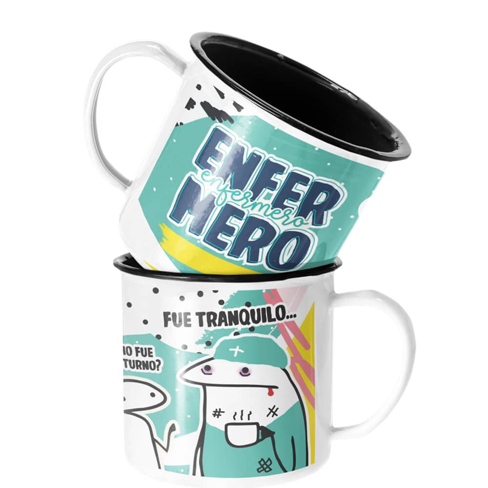 Taza Enlozada Lechera Enfermero Regalo Enfermero Profesion image number 0.0