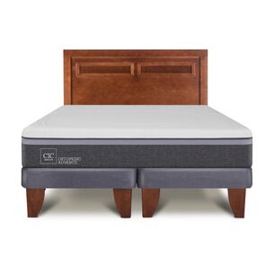 Cama Europea Cic Ortopedic Advance / King / Base Dividida + Respaldo