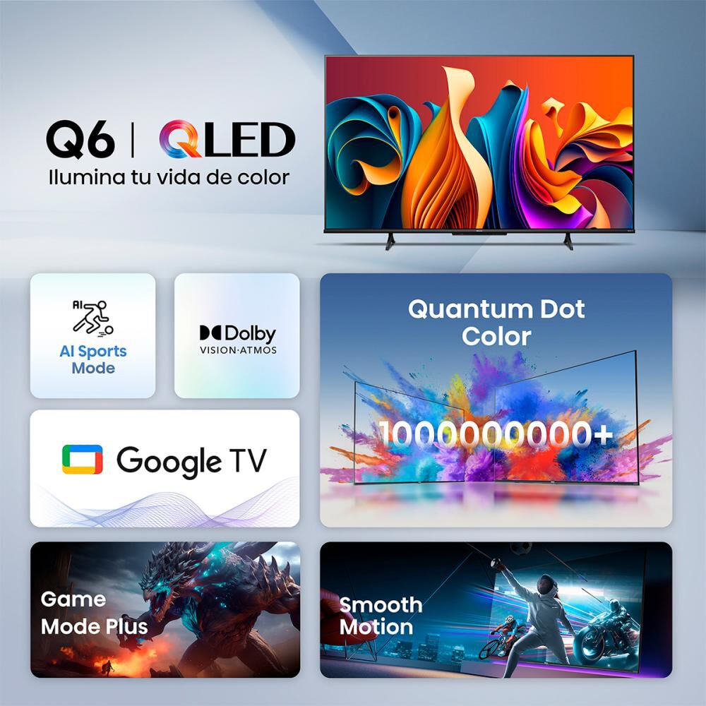 Qled 65" Hisense 65Q6N / Ultra HD 4K / Smart TV image number 4.0
