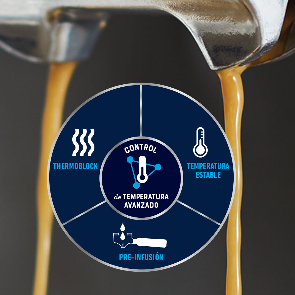 Cafetera Espresso Oster Perfect Brew 15 Bares Molino Integrado Bvstem7300 image number 5.0