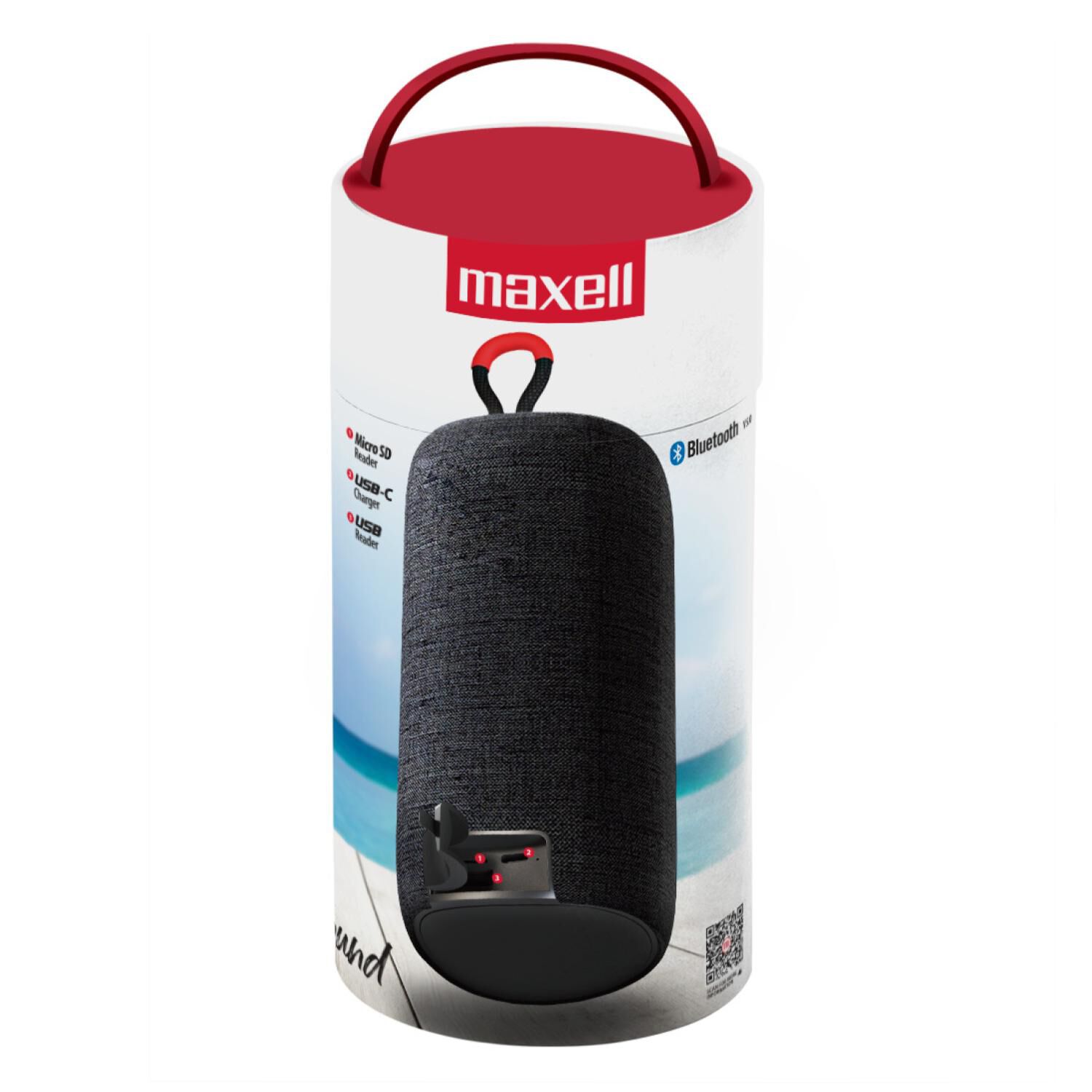 Parlante Mini Bluetooth Portatil 10w Negro Distrikt image number 2.0