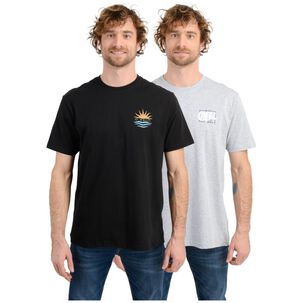 Pack Polera Manga Corta Cuello Redondo Hombre O'neill Pack Polera Manga Corta Cuello Redondo Hombre O'neill