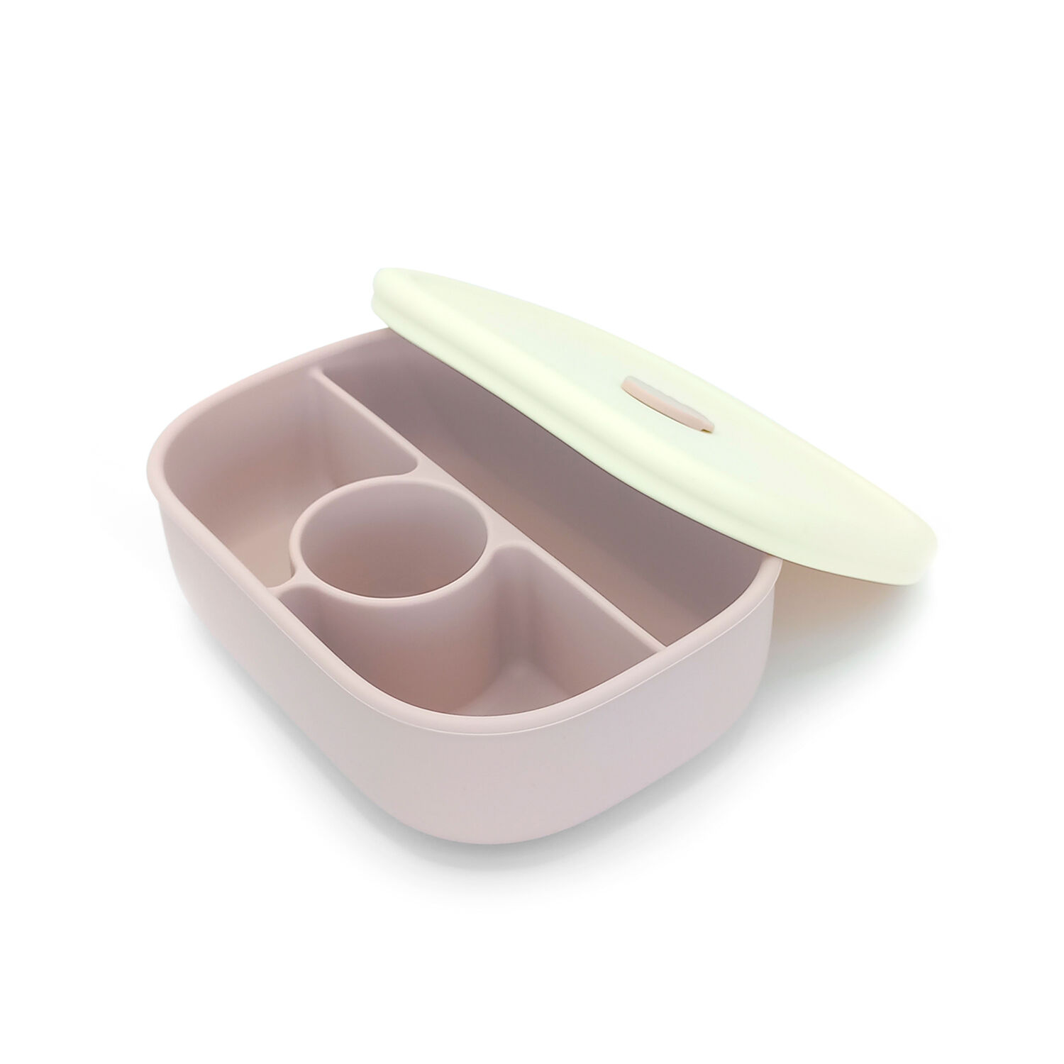 Plato Silicona Con Tapa Rosa image number 2.0