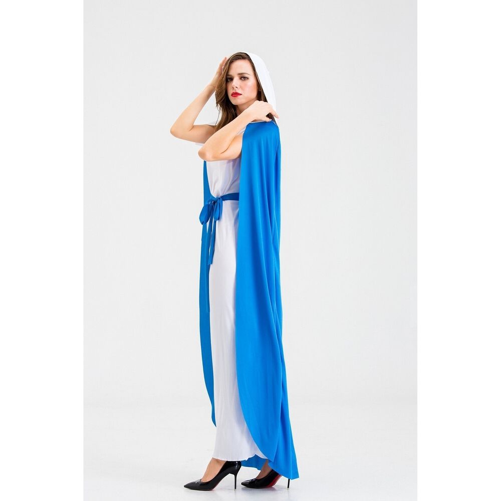 Disfraz Cosplay De Virgen Mar&iacute;a B&iacute;blica Para Adulto image number 2.0