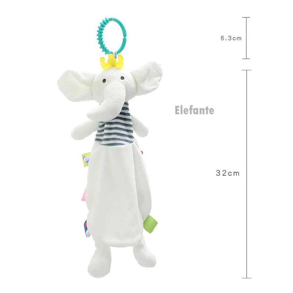 Peluche Tuto De Apego Juguete Amigo Sonajero Bebe Guagua image number 1.0