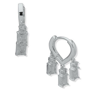 Aros Anne Klein Plateado Mujer 01g00686 Aros Anne Klein Plateado Mujer 01g00686