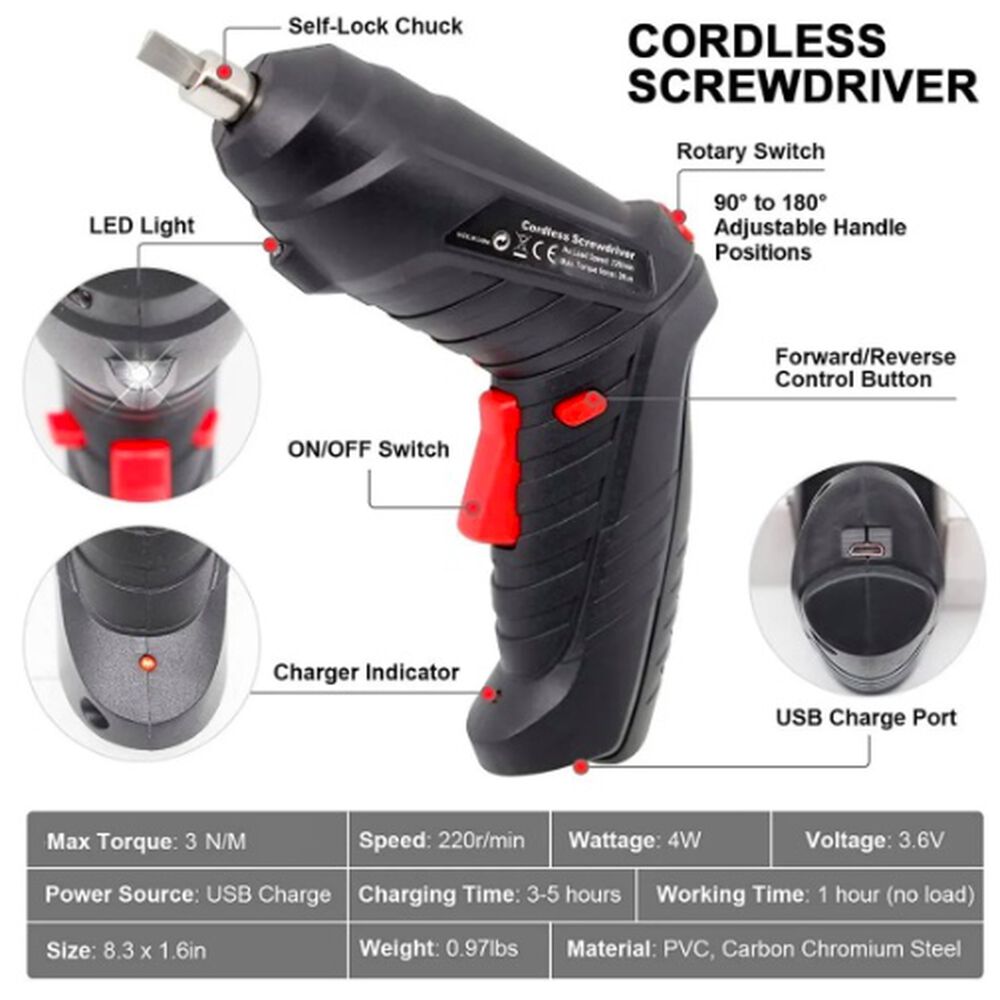 Taladro Destornillador Inalámbrico image number 2.0