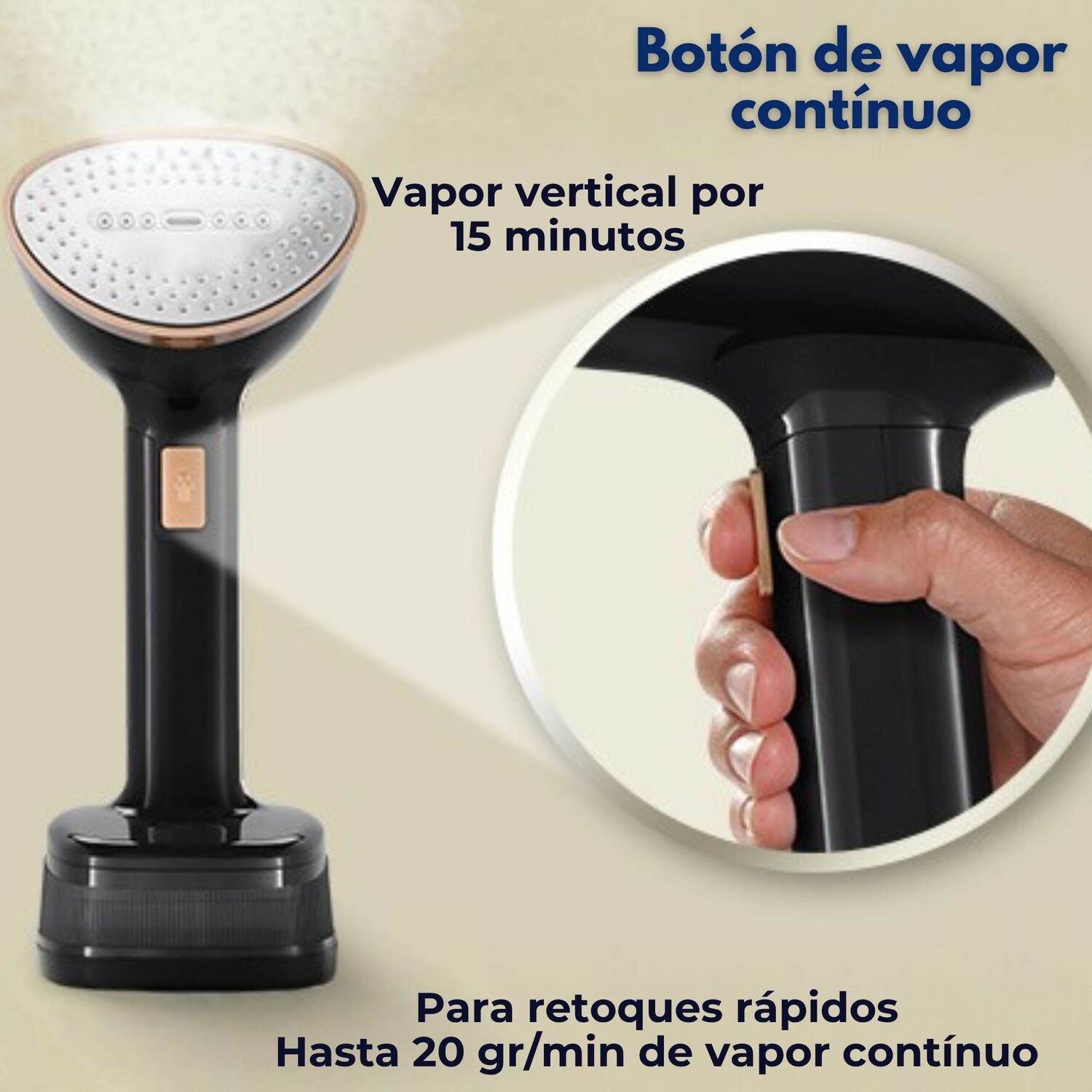 Vaporizador De Prendas De Mano Plegable Gcstfs300 image number 6.0