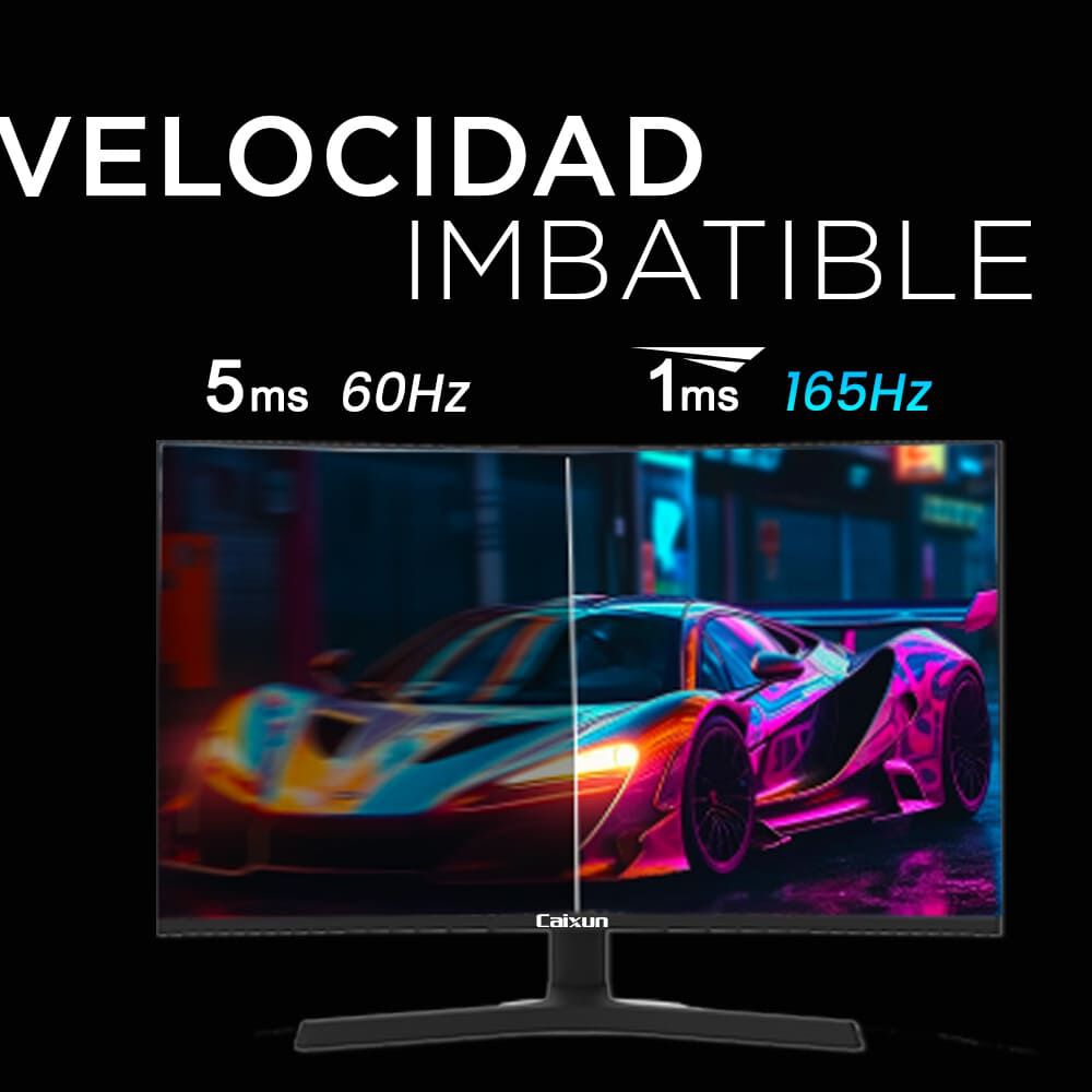Monitor Gamer Curvo Caixun 32" Qhd Va 1500r 165hz Hdmi Dp Usb 1ms C32c3q image number 2.0