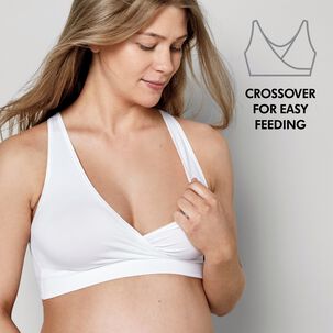 Sostén Lactancia Transpirable Keep Cool Sleep Blanco