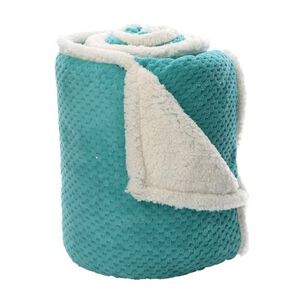 Frazada Andes Chiporro Panal Turquesa 1.5 Plaza