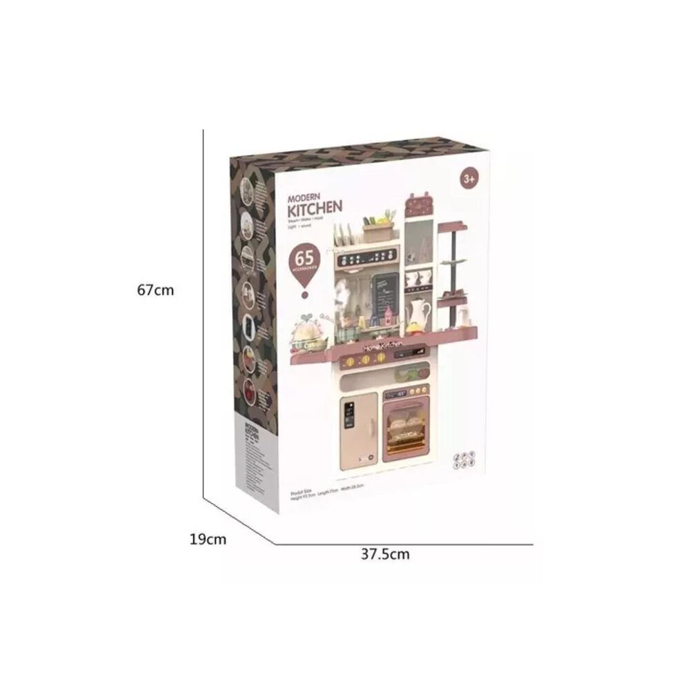 Juguete Set Cocina 65 Piezas Luz Sonido Cafe Infantil 93cm image number 3.0