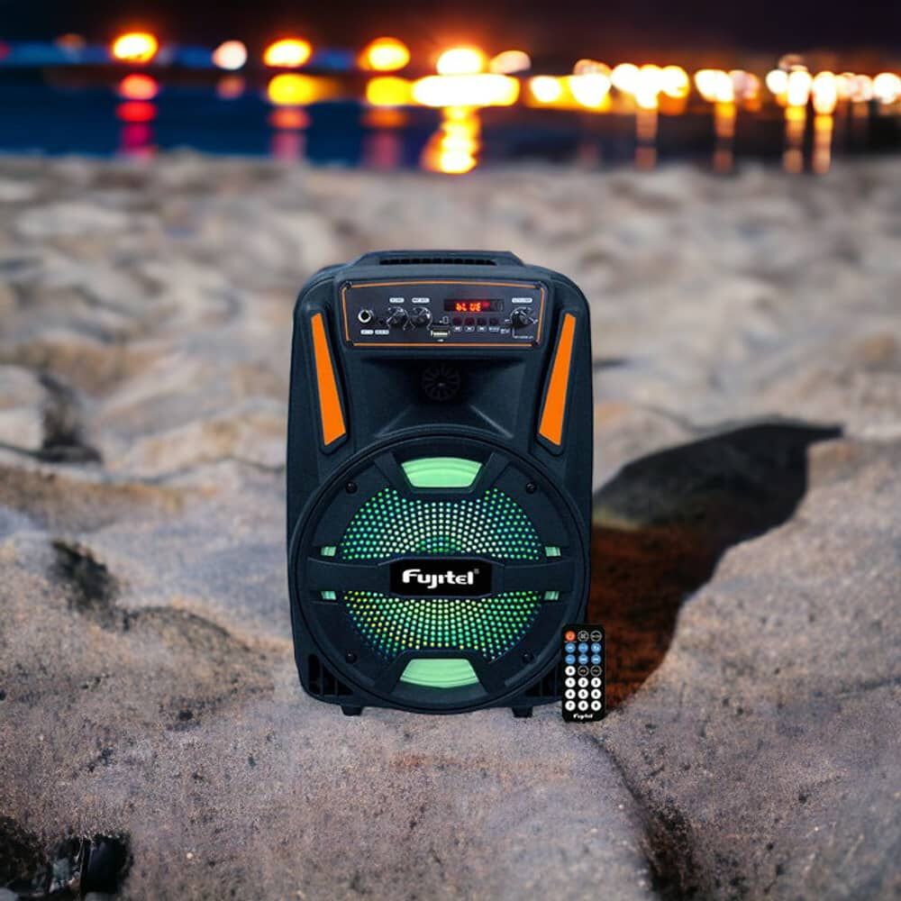 Parlante Karaoke Con Micr&oacute;fono Inal&aacute;mbrico Fujitel Bt8l1new image number 2.0