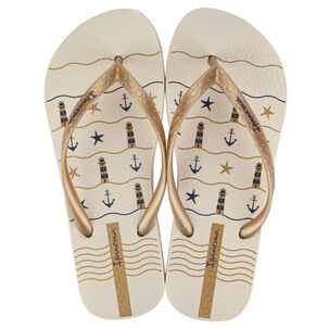 Sandalia Mujer Beige/azul Oasis Ipanema