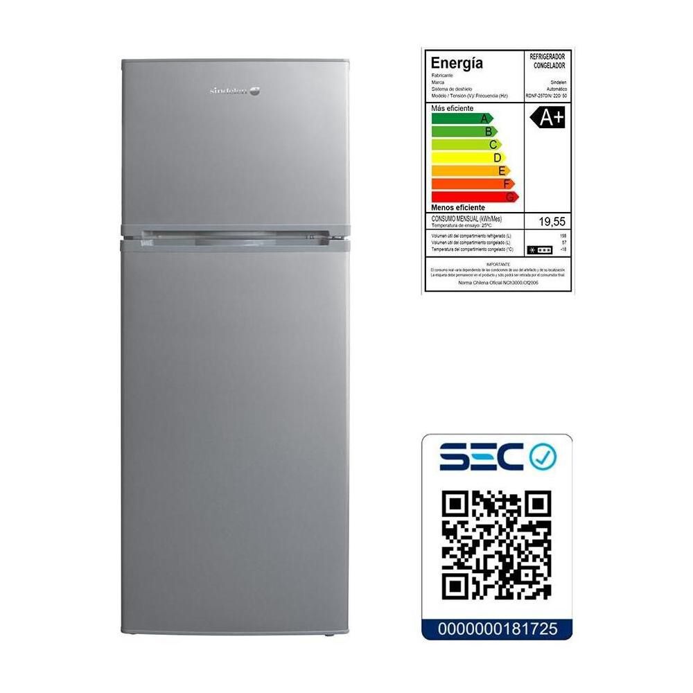 Refrigerador No Frost Sindelen RDNF-4000IN / 400 Litros / A+ image number 4.0