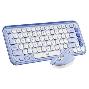 Kit Teclado Y Mouse Inalámbricos Logitech Pop Icon Lila
