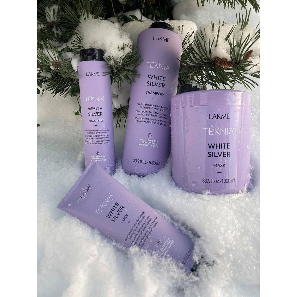 Mascarilla Matizado Cabello Lakme Teknia White Silver 250ml image number 5.0