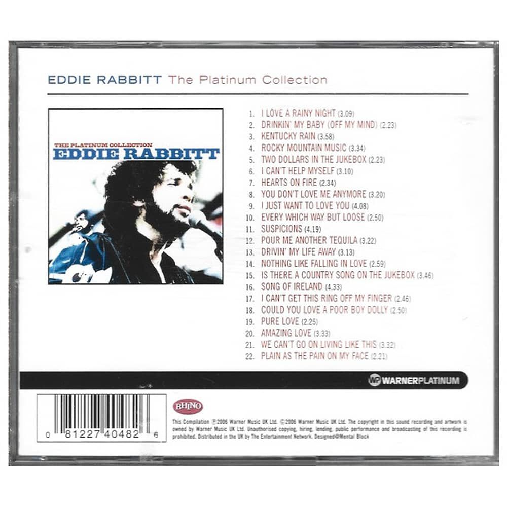 Eddie Rabbitt - Platinum Collection | Cd image number 1.0