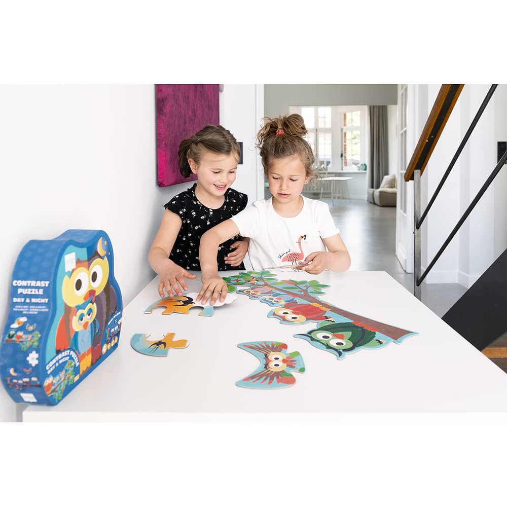 Puzzle 39pcs Doble Con Forma Buho Scratch Europe image number 7.0