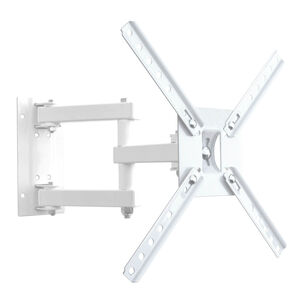 Soporte Para Tv Con Brazo De 33cm - 10"a 55" 40kg Blanco Brasforma