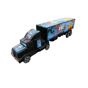 Juguete Camion Trailer Furgon Friccion
