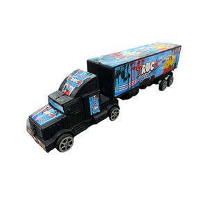 Juguete Camion Trailer Furgon Friccion