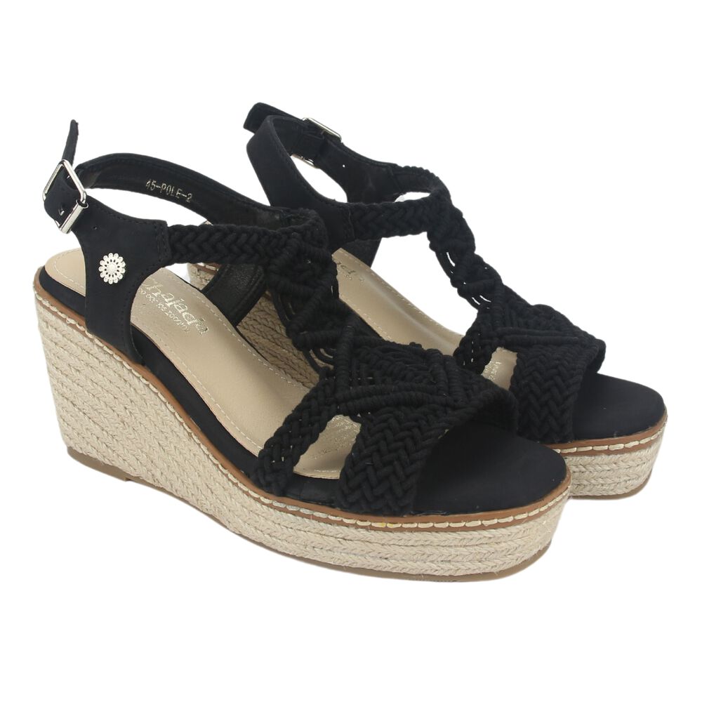 Sandalia Chalada Mujer Pole-2 Negro Casual image number 4.0