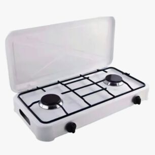 Cocinilla A Gas 2 Quemadores Con Tapa