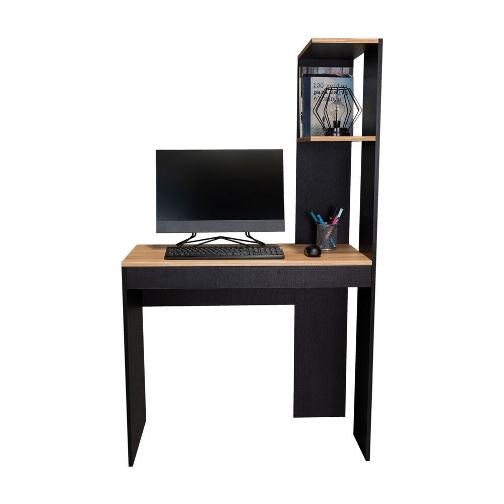 Escritorio Biblioteca Cafe Claro Y Negro image number 2.0