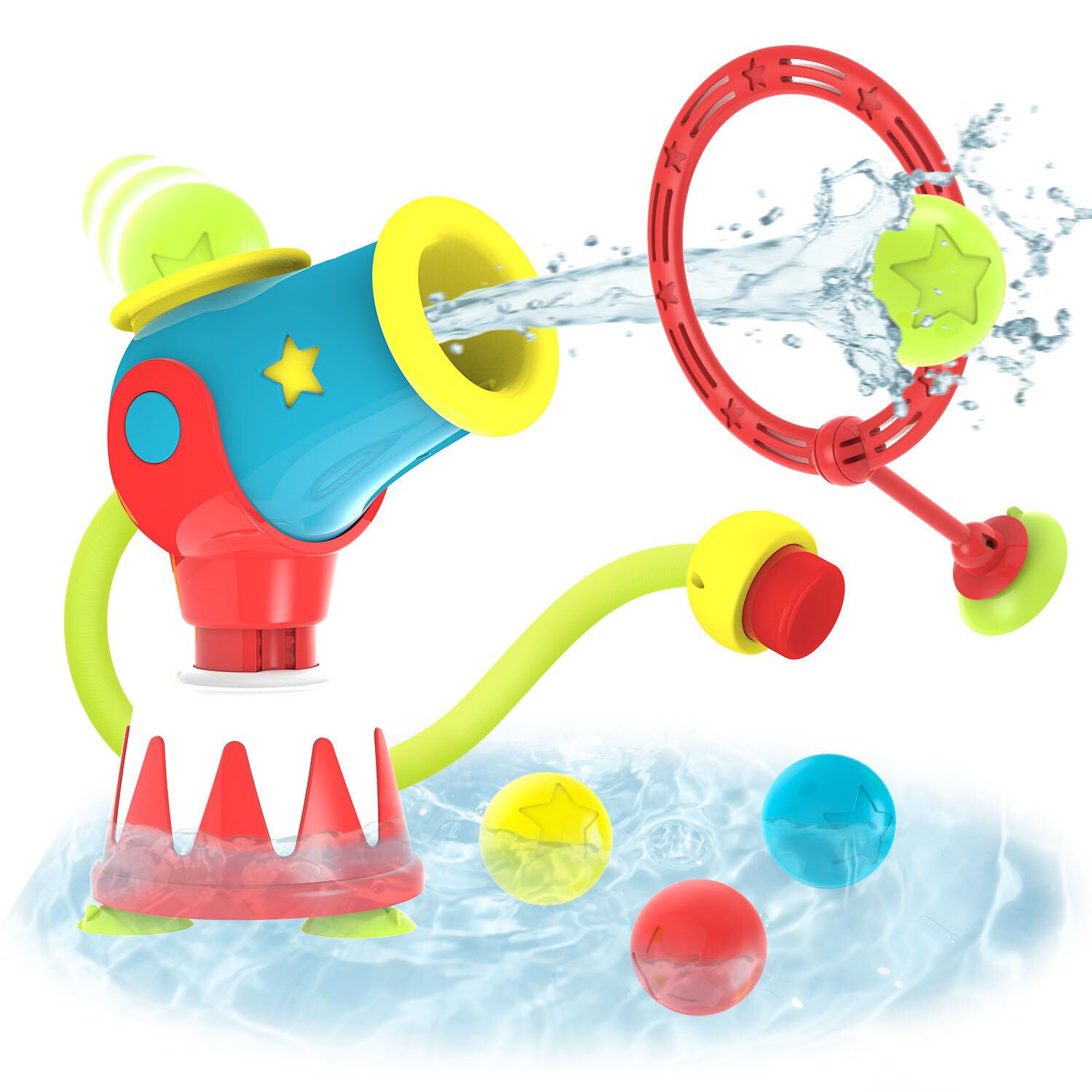 Juego De Ba&ntilde;o Ca&ntilde;on De Agua Infantil Beb&eacute; Ni&ntilde;o Ni&ntilde;a Tina Yookidoo image number 0.0