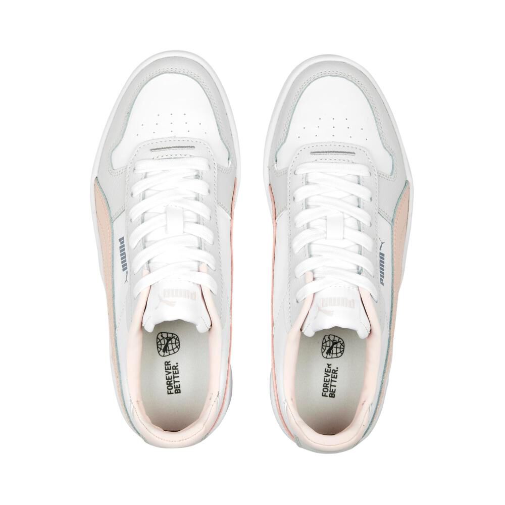 Zapatilla Urbana Mujer Puma Carina Street Blanco/rosado image number 2.0